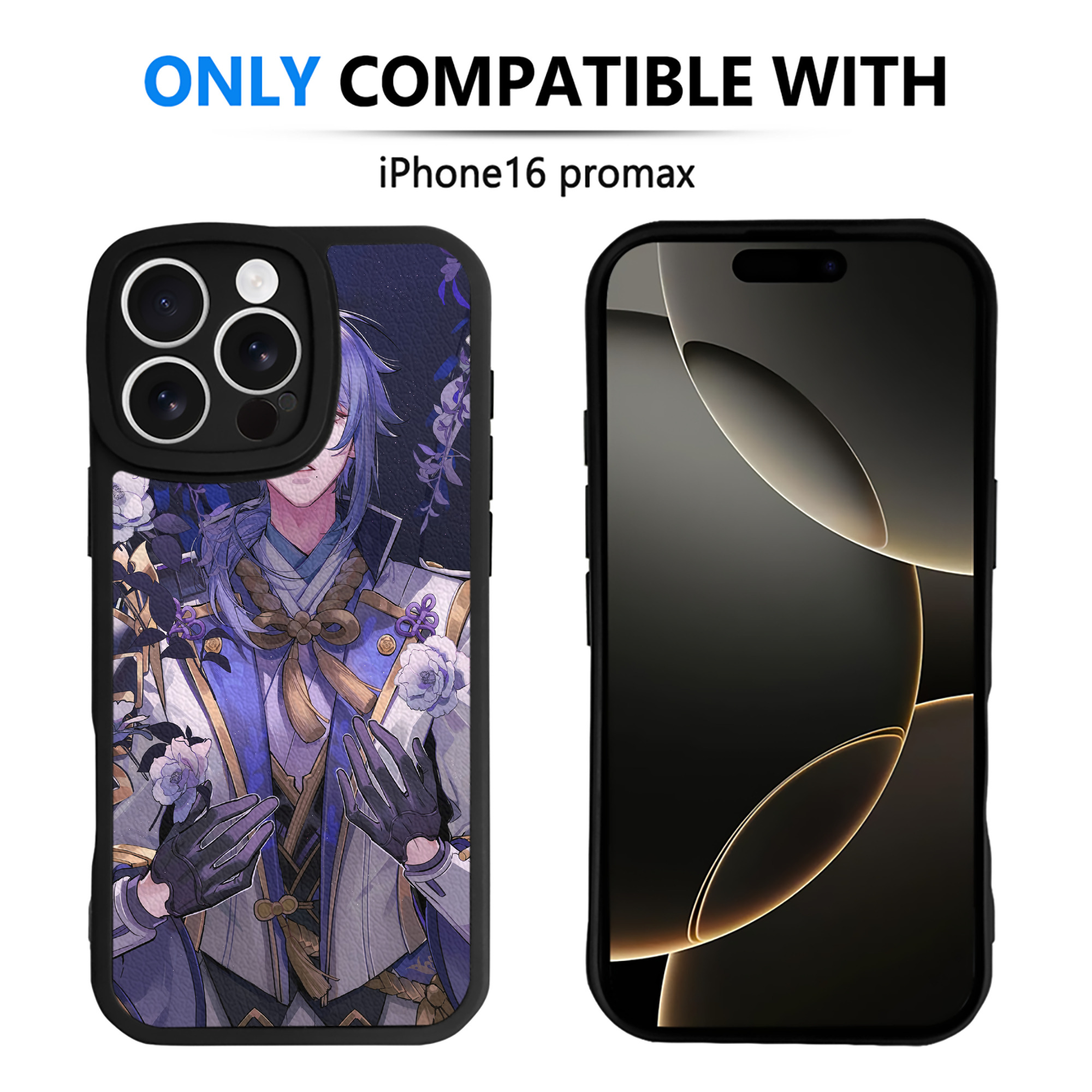 げんし神 genshin 【iPhone 16シリーズ対応】シリコンスマホケース（レザー調） 材質：シリコン